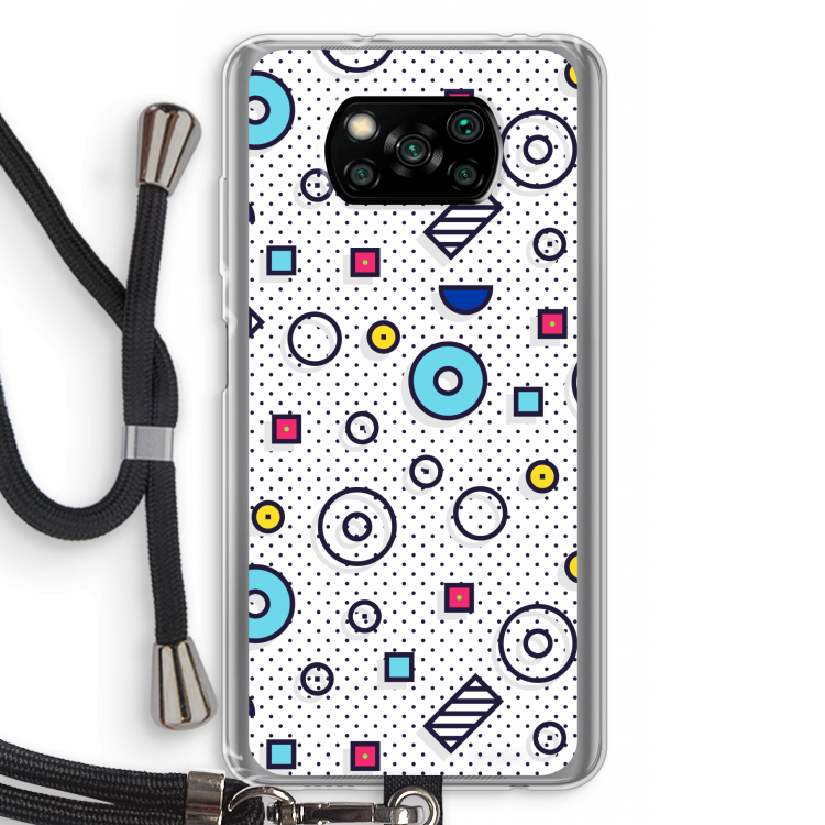 8-bit N°9: Xiaomi Poco X3 Pro Transparant Hoesje met koord