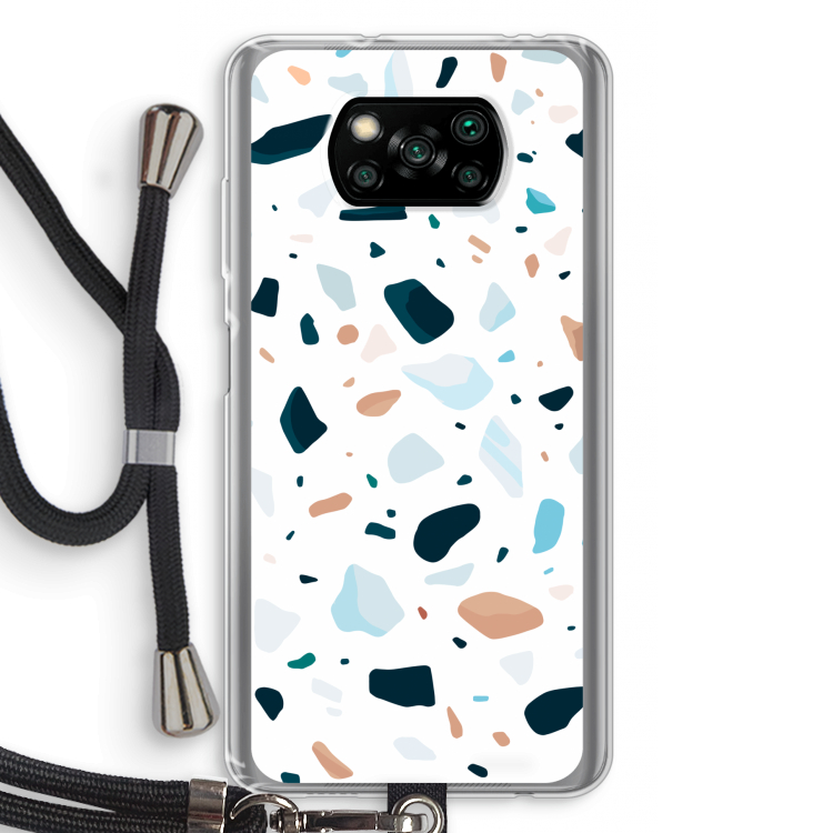 Terrazzo N°13: Xiaomi Poco X3 Pro Transparant Hoesje met koord