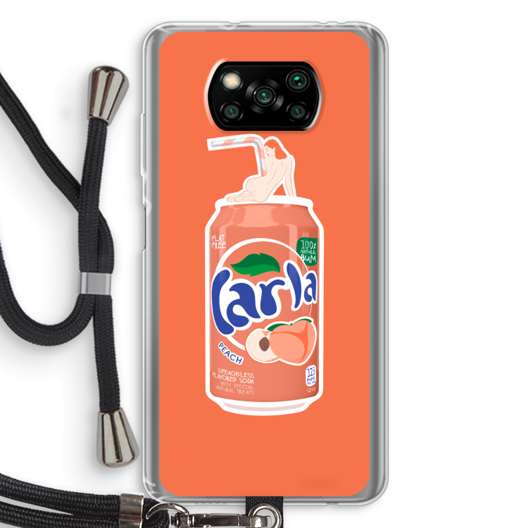 S(peach)less: Xiaomi Poco X3 Pro Transparant Hoesje met koord