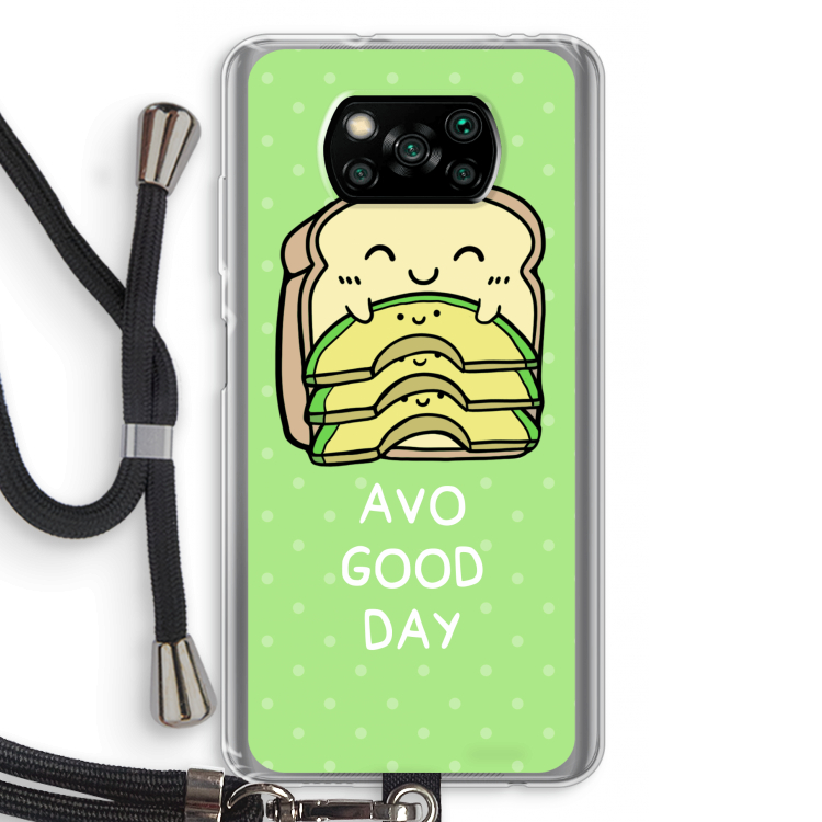 Avo Good Day: Xiaomi Poco X3 Pro Transparant Hoesje met koord