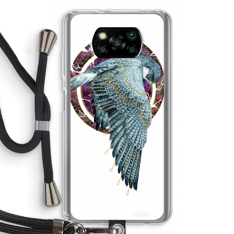 Golden Falcon: Xiaomi Poco X3 Pro Transparant Hoesje met koord