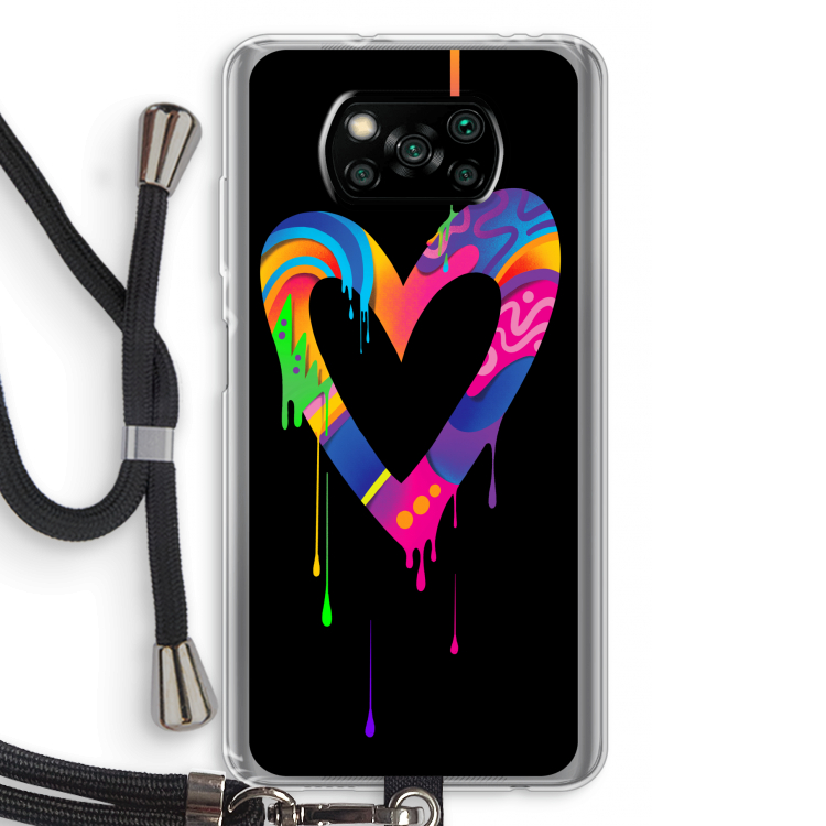 Melts My Heart: Xiaomi Poco X3 Pro Transparant Hoesje met koord