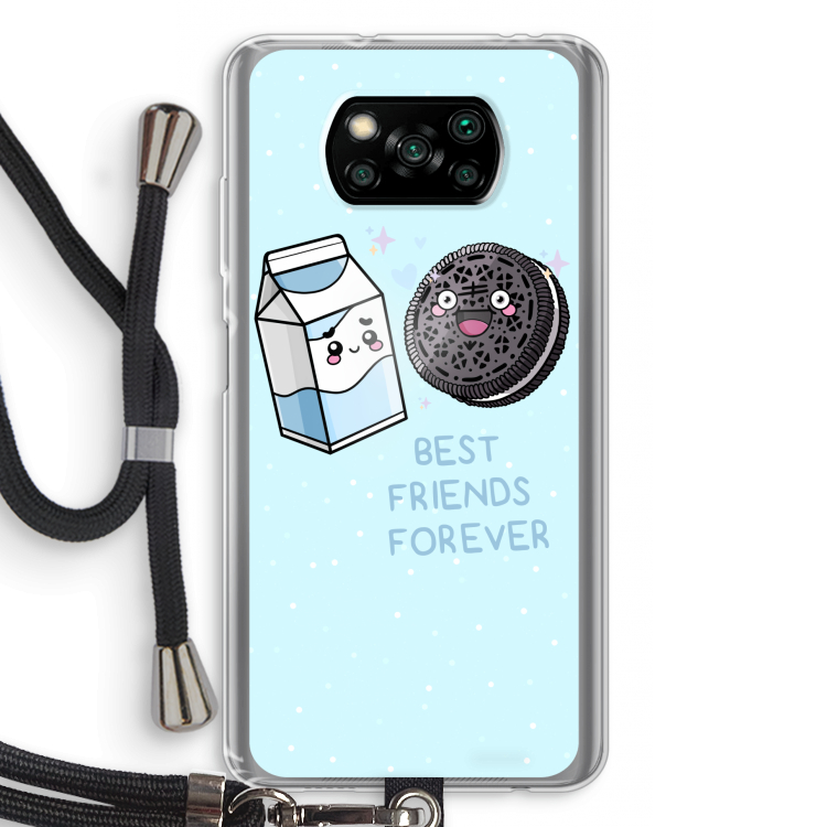 Best Friend Forever: Xiaomi Poco X3 Pro Transparant Hoesje met koord