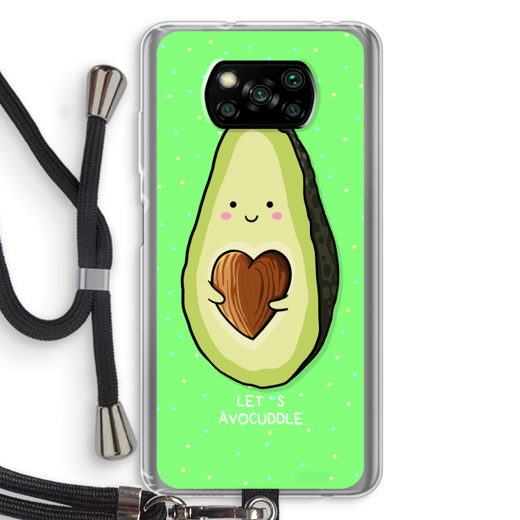 Avocuddle: Xiaomi Poco X3 Pro Transparant Hoesje met koord
