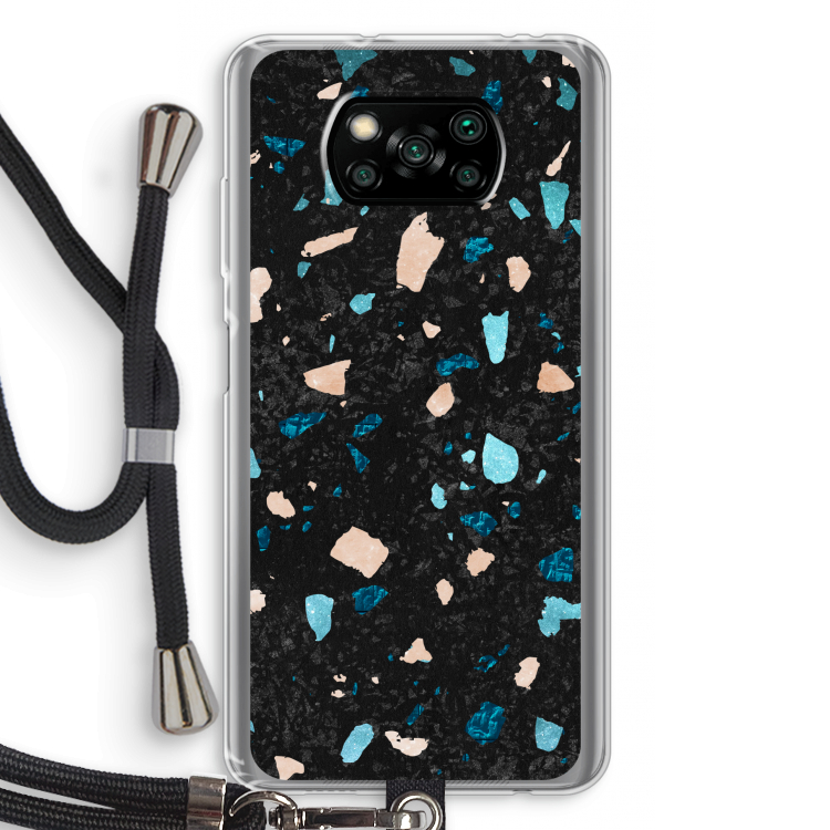Terrazzo N°11: Xiaomi Poco X3 Pro Transparant Hoesje met koord