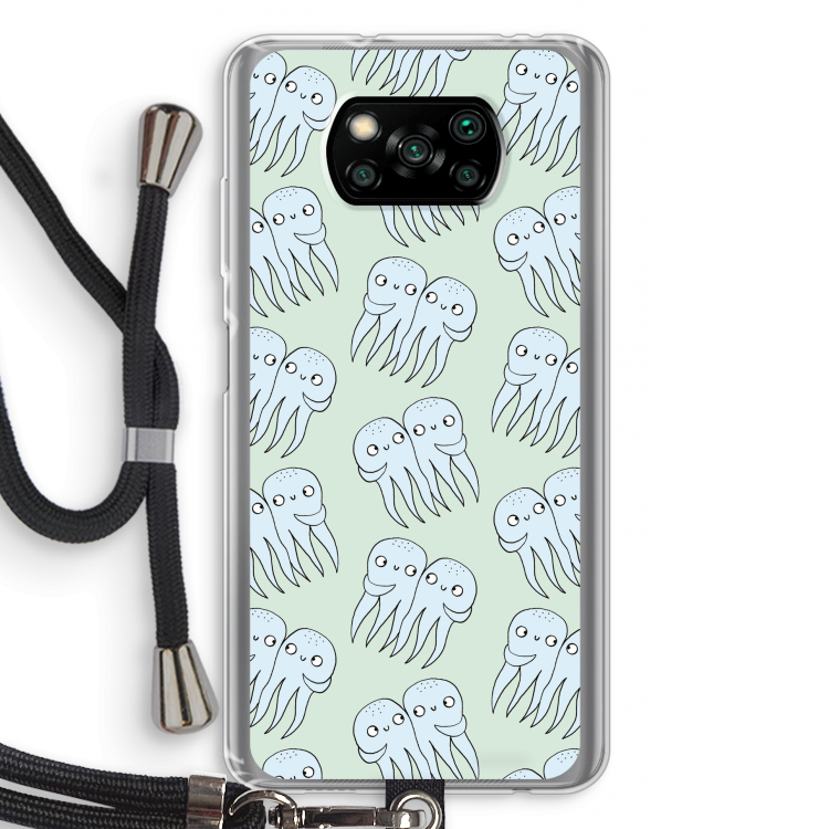 Octopussen: Xiaomi Poco X3 Pro Transparant Hoesje met koord