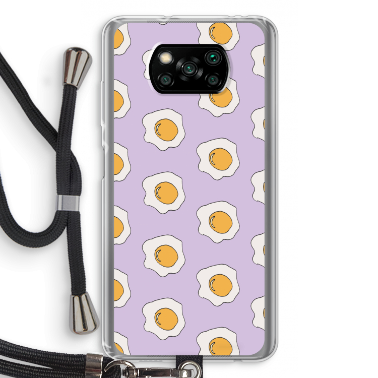 Bacon to my eggs #1: Xiaomi Poco X3 Pro Transparant Hoesje met koord