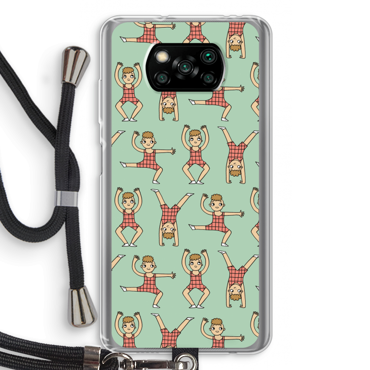 Gymboys: Xiaomi Poco X3 Pro Transparant Hoesje met koord