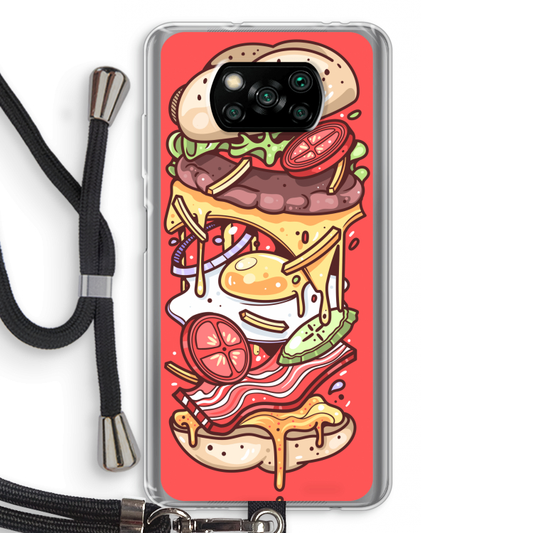 Diet Coke Please: Xiaomi Poco X3 Pro Transparant Hoesje met koord