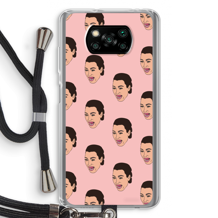 Ugly Cry Call: Xiaomi Poco X3 Pro Transparant Hoesje met koord