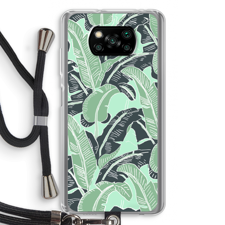 This Sh*t Is Bananas: Xiaomi Poco X3 Pro Transparant Hoesje met koord