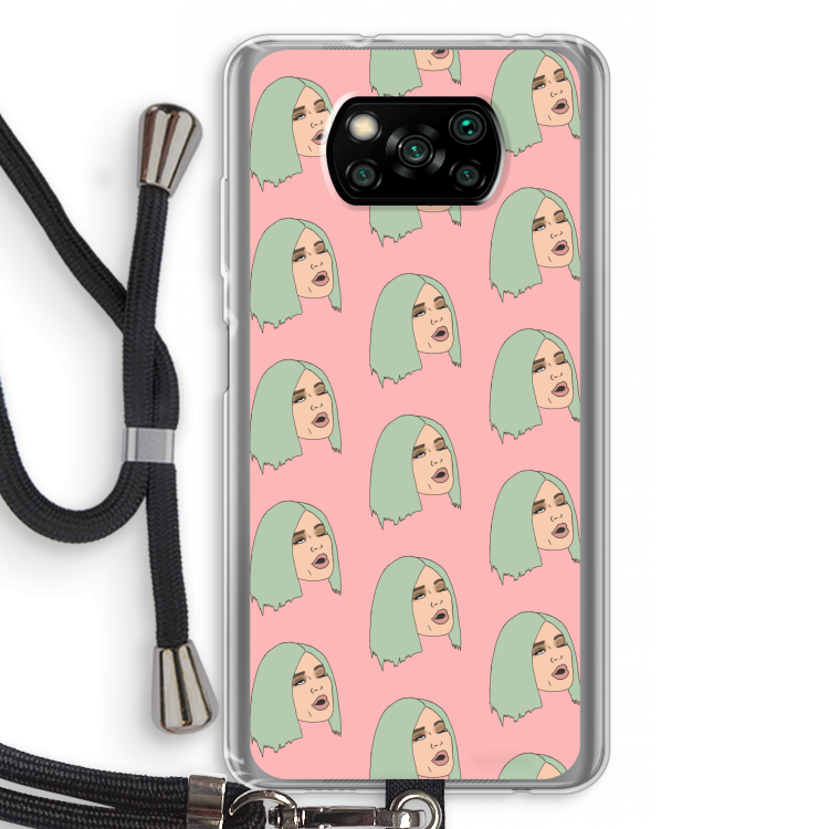 King Kylie: Xiaomi Poco X3 Pro Transparant Hoesje met koord