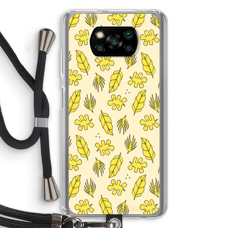 Herfst: Xiaomi Poco X3 Pro Transparant Hoesje met koord