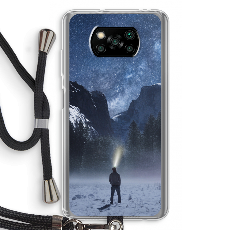 Wanderlust: Xiaomi Poco X3 Pro Transparant Hoesje met koord