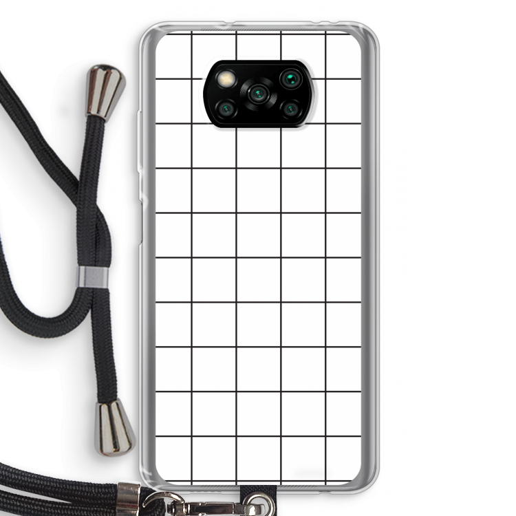 Rooster: Xiaomi Poco X3 Pro Transparant Hoesje met koord