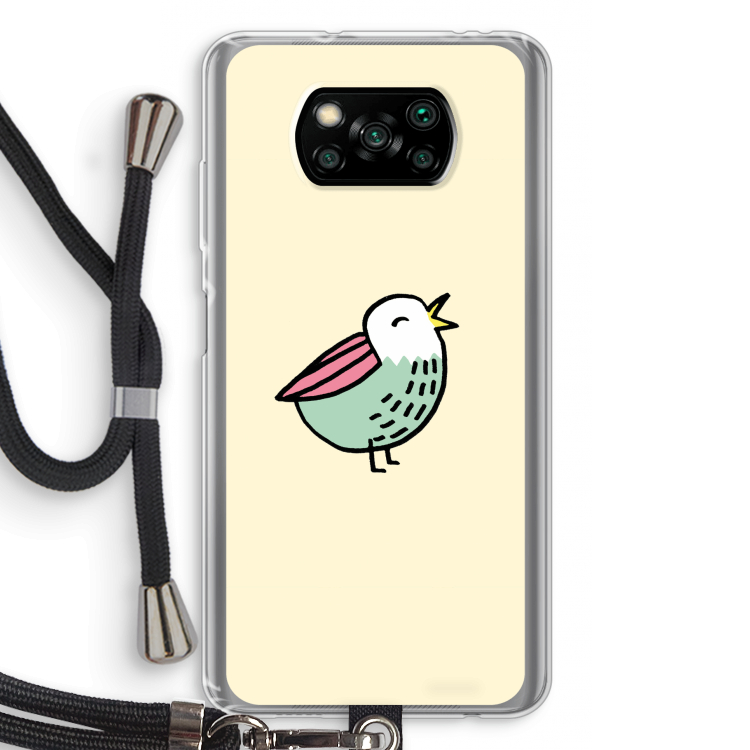 Birdy: Xiaomi Poco X3 Pro Transparant Hoesje met koord