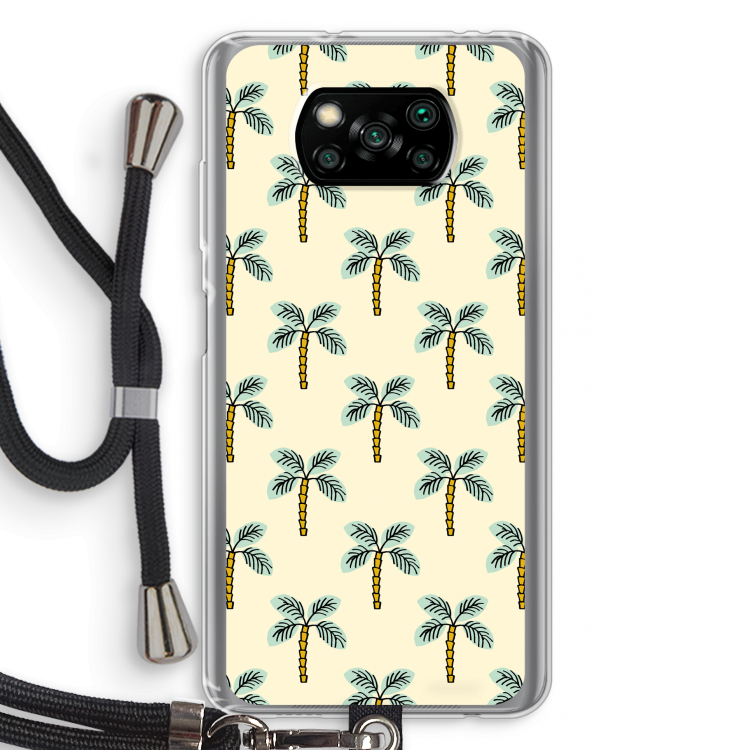 Paradise: Xiaomi Poco X3 Pro Transparant Hoesje met koord