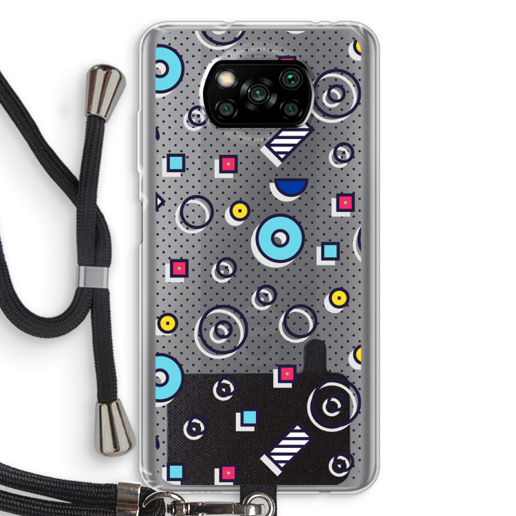 8-bit N°9: Xiaomi Poco X3 Pro Transparant Hoesje met koord