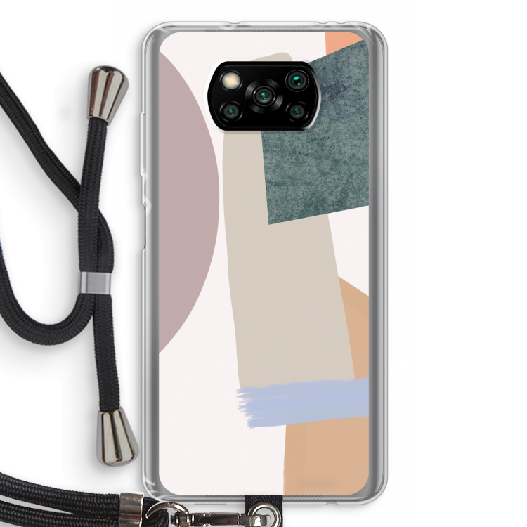 Lindo: Xiaomi Poco X3 Pro Transparant Hoesje met koord