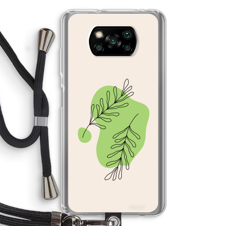 Beleaf in you: Xiaomi Poco X3 Pro Transparant Hoesje met koord