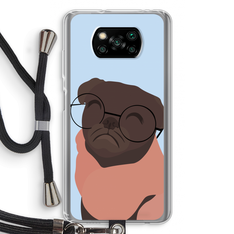 Ludo: Xiaomi Poco X3 Pro Transparant Hoesje met koord