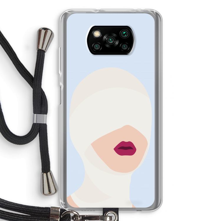 Incognito: Xiaomi Poco X3 Pro Transparant Hoesje met koord