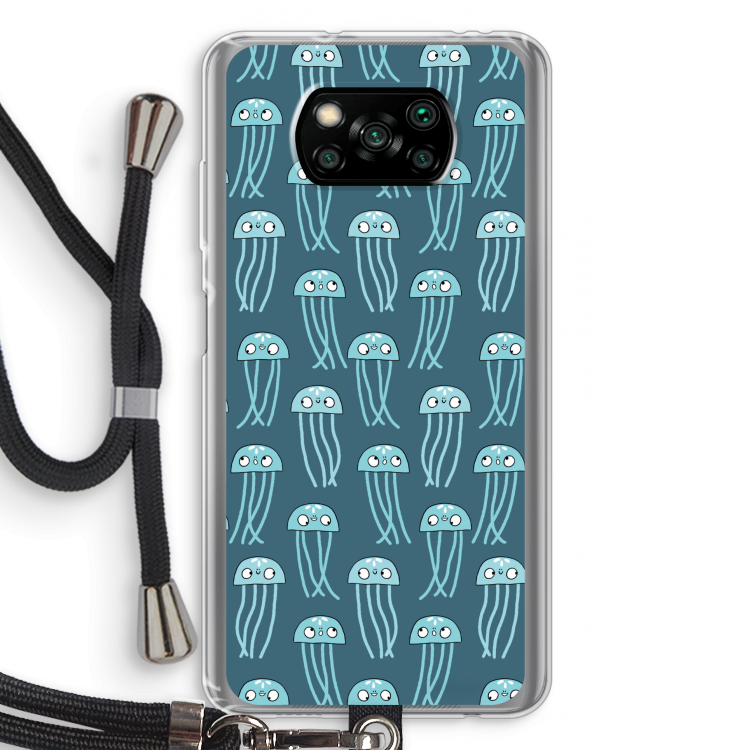 Kwallie: Xiaomi Poco X3 Pro Transparant Hoesje met koord