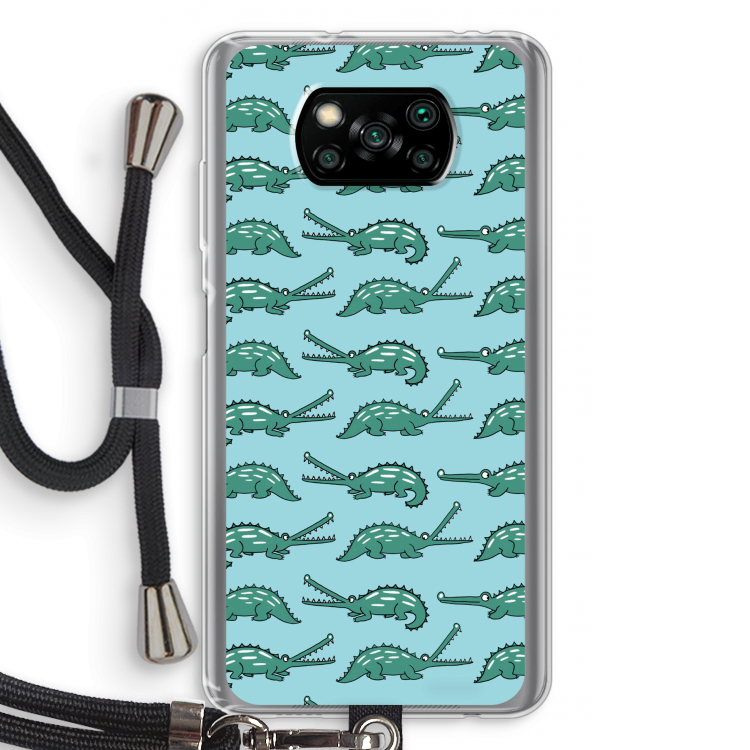 Kroko: Xiaomi Poco X3 Pro Transparant Hoesje met koord