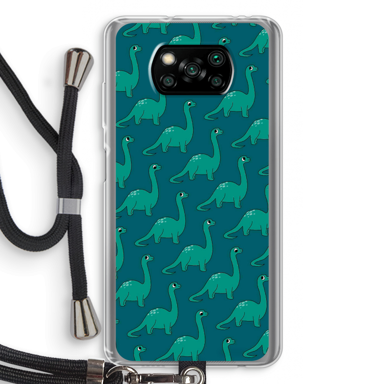 Diplodocus: Xiaomi Poco X3 Pro Transparant Hoesje met koord