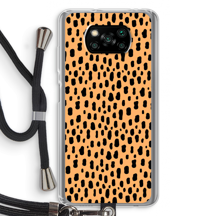 Panter: Xiaomi Poco X3 Pro Transparant Hoesje met koord