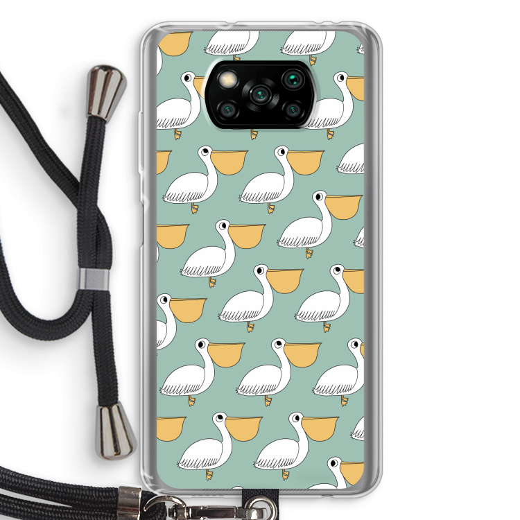 Pelican: Xiaomi Poco X3 Pro Transparant Hoesje met koord