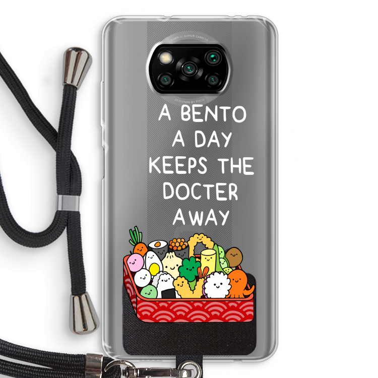 Bento a day: Xiaomi Poco X3 Pro Transparant Hoesje met koord