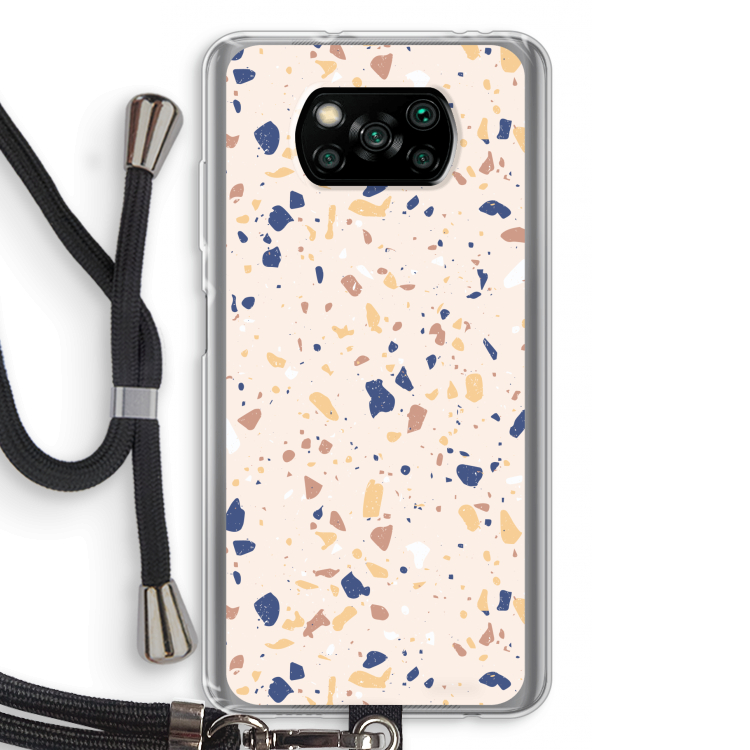 Terrazzo N°23: Xiaomi Poco X3 Pro Transparant Hoesje met koord