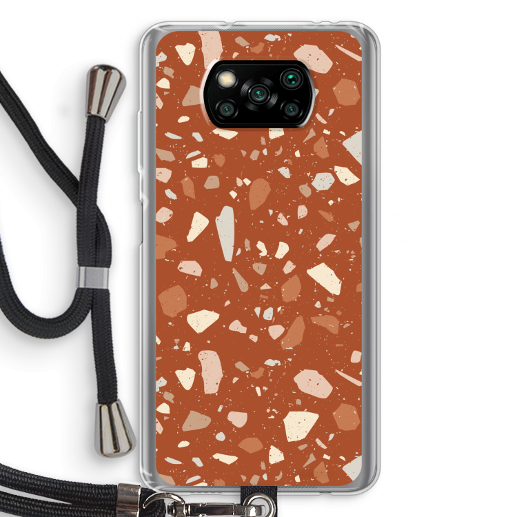 Terrazzo N°22: Xiaomi Poco X3 Pro Transparant Hoesje met koord