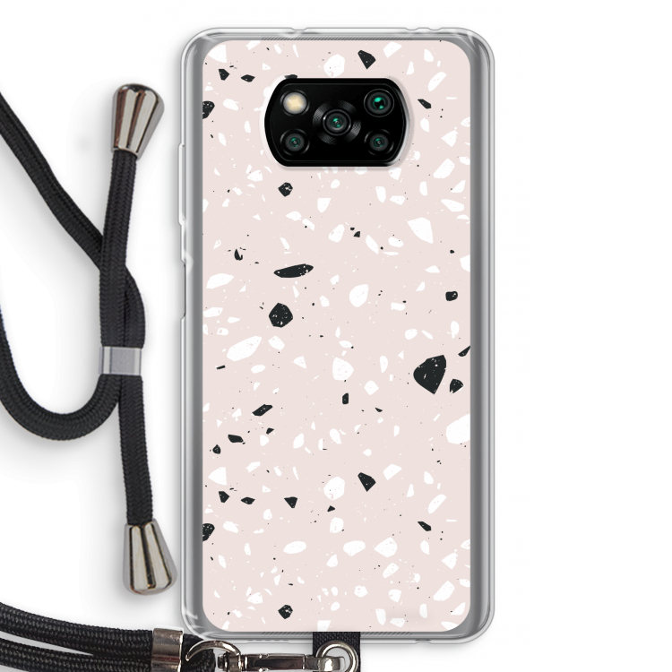 Terrazzo N°20: Xiaomi Poco X3 Pro Transparant Hoesje met koord