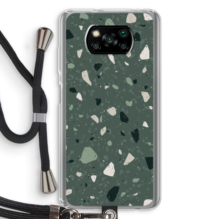 Terrazzo N°19: Xiaomi Poco X3 Pro Transparant Hoesje met koord