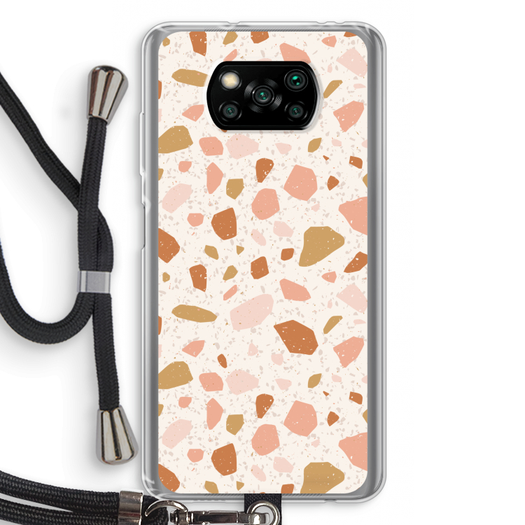 Terrazzo N°18: Xiaomi Poco X3 Pro Transparant Hoesje met koord