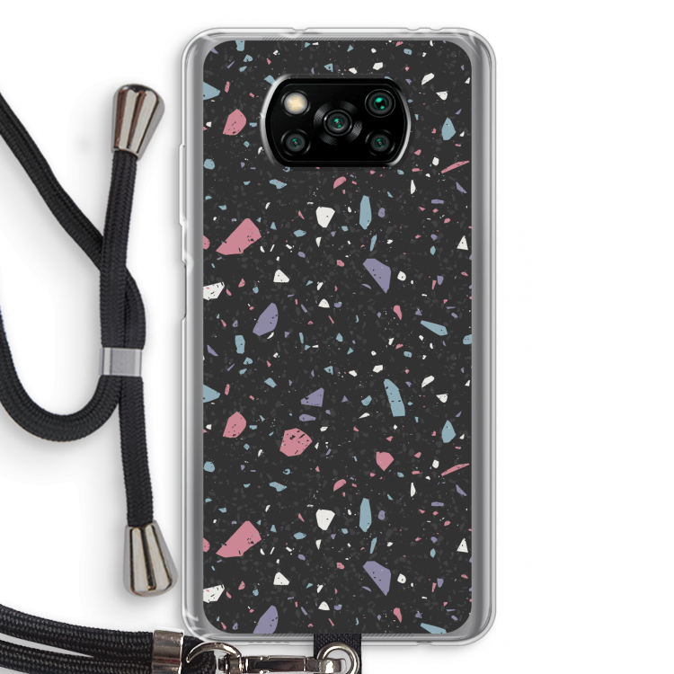 Terrazzo N°16: Xiaomi Poco X3 Pro Transparant Hoesje met koord