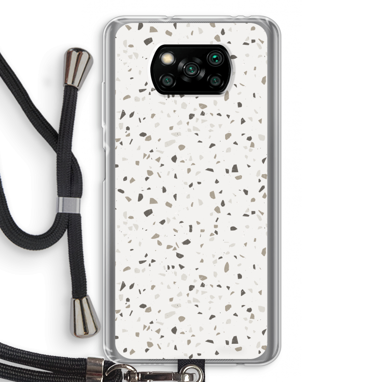 Terrazzo N°14: Xiaomi Poco X3 Pro Transparant Hoesje met koord