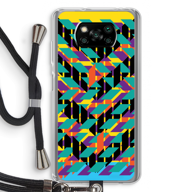 Skew Bee 1: Xiaomi Poco X3 Pro Transparant Hoesje met koord