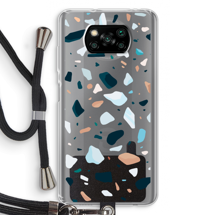 Terrazzo N°13: Xiaomi Poco X3 Pro Transparant Hoesje met koord