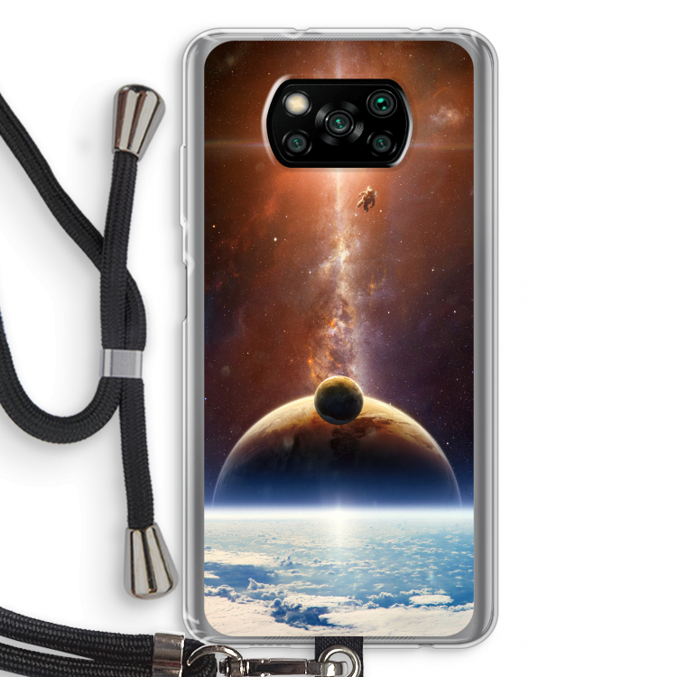 Omicron 2019: Xiaomi Poco X3 Pro Transparant Hoesje met koord