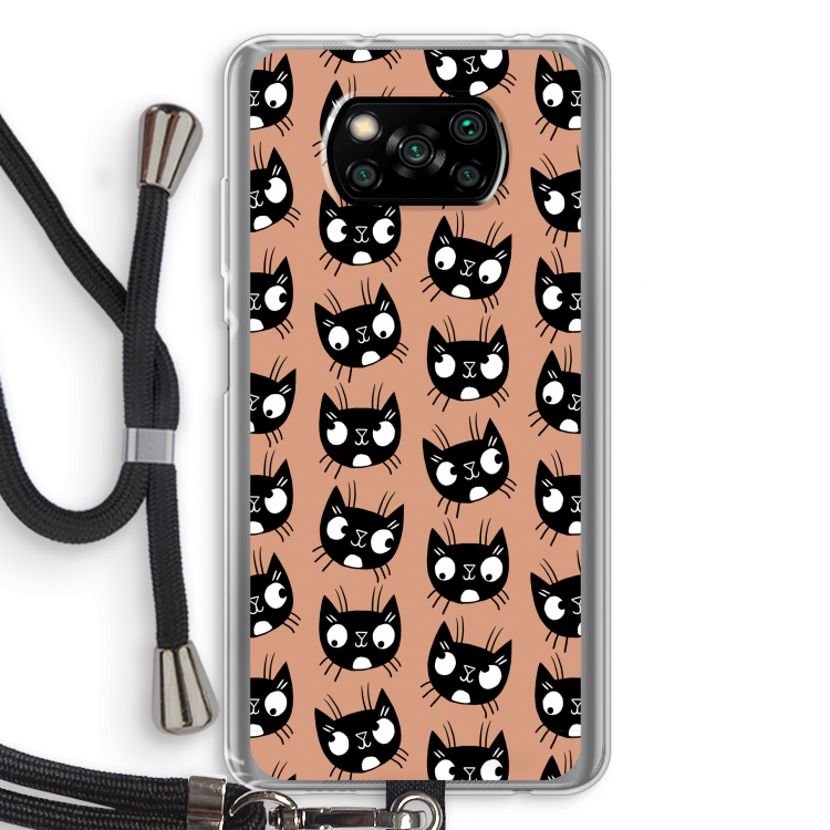 Kat: Xiaomi Poco X3 Pro Transparant Hoesje met koord