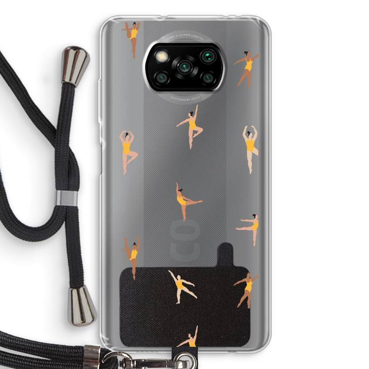 Dans #2: Xiaomi Poco X3 Pro Transparant Hoesje met koord