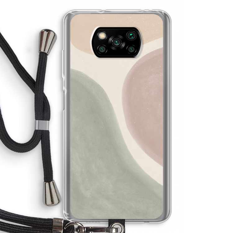 Geo #6: Xiaomi Poco X3 Pro Transparant Hoesje met koord