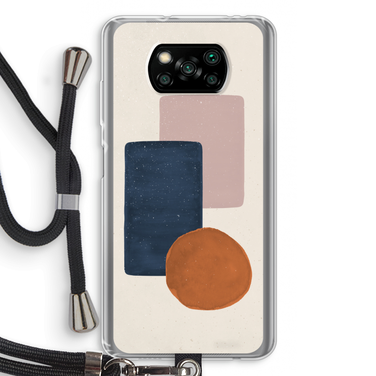 Geo #3: Xiaomi Poco X3 Pro Transparant Hoesje met koord
