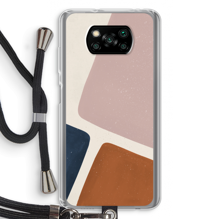 Geo #2: Xiaomi Poco X3 Pro Transparant Hoesje met koord