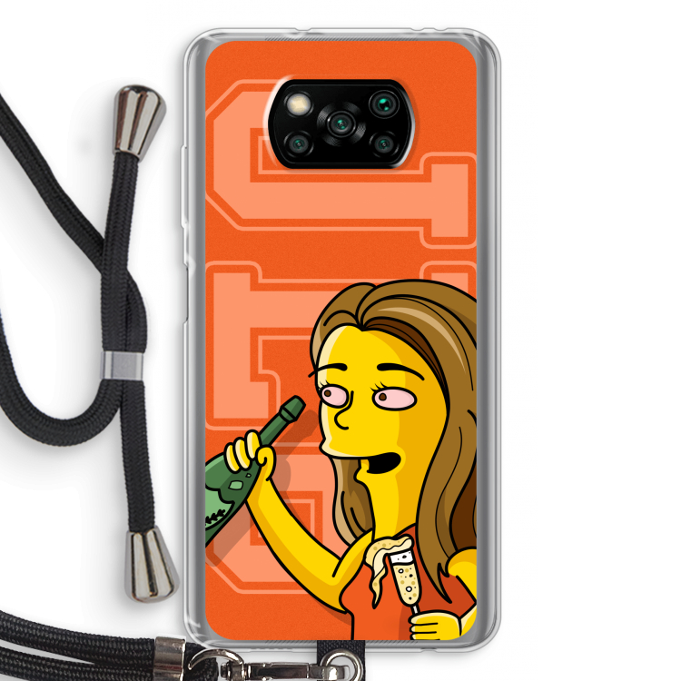 Jamie Lee Simpson: Xiaomi Poco X3 Pro Transparant Hoesje met koord
