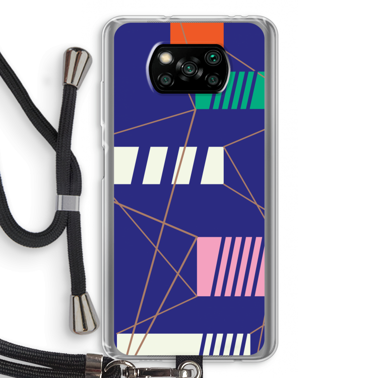 Gestalte 5: Xiaomi Poco X3 Pro Transparant Hoesje met koord