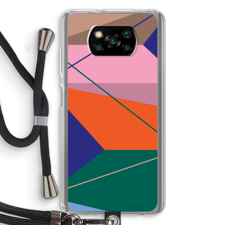 Gestalte 1: Xiaomi Poco X3 Pro Transparant Hoesje met koord